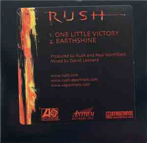 Rush - One Little Victory / Earthshine