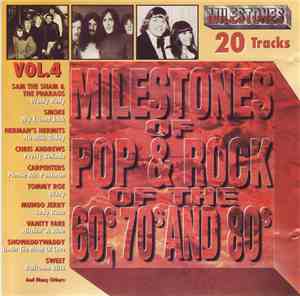 Various - Milestones Of Pop & Rock Of The 60's, 70's And 80's Vol. 4