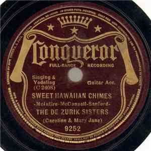 The De Zurik Sisters - Sweet Hawaiian Chimes / Guitar Blues