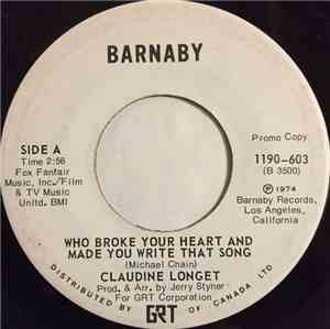 Claudine Longet - Who Broke Your Heart And Made You Write That Song