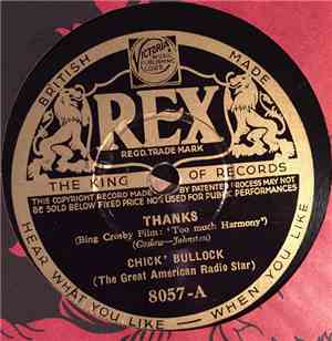 Chick Bullock - Thanks / Isn't This A Night For Love