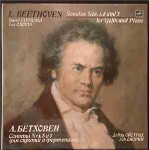 L. Beethoven - Sonatas Nos. 1, 8 & 3 For Violin And Piano