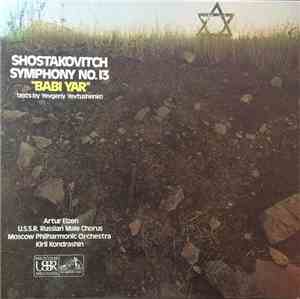 Shostakovitch - Symphony No.13 