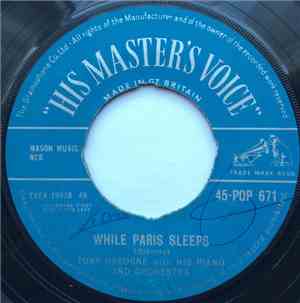 Tony Osborne With His Piano And Orchestra - While Paris Sleeps / Winter Starlight