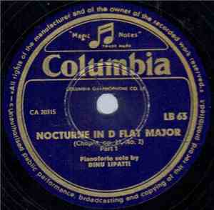 Dinu Lipatti - Nocturne In D Flat Major