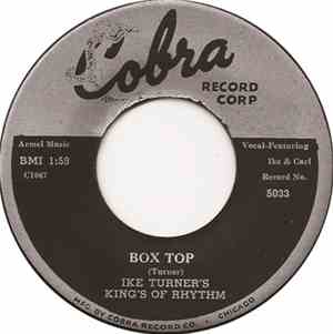 Ike Turner's King's Of Rhythm - Box Top / Walking Down The Aisle