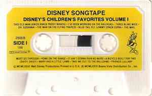 Larry Groce And The Disneyland Children's Sing-Along Chorus - Disney's Children's Favorites Volume I