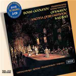 Mussorgsky - Rimsky-Korsakov – Ghiaurov - Vienna Philharmonic - Karajan – Vishnevskaya · Spiess · Maslennikov · Talvela - Boris Godunov