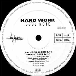 Cool Note - Hard Work