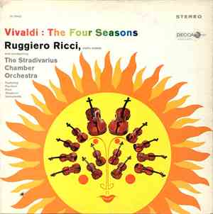 Ruggiero Ricci, The Stradivarius Chamber Orchestra - Vivaldi : The Four Seasons