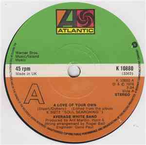Average White Band - A Love Of Your Own