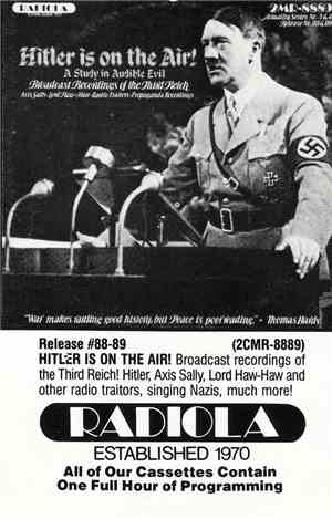 Various - Hitler Is On The Air! A Study In Audible Evil