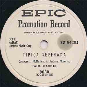 Earl Backus - Tipica Serenada / Easy Melody