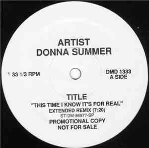 Donna Summer - This Time I Know It's For Real