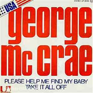 George McCrae - Please Help Me Find My Baby